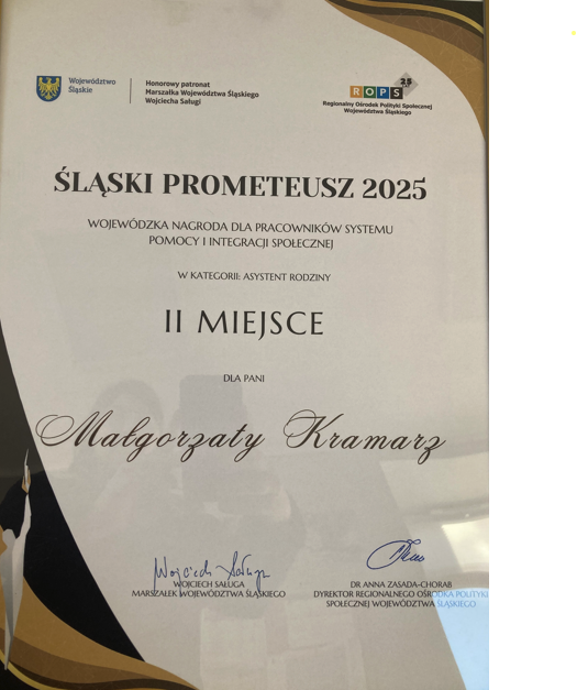 Dyplom Śląski Prometeusz Dyplom Śląski Prometeusz