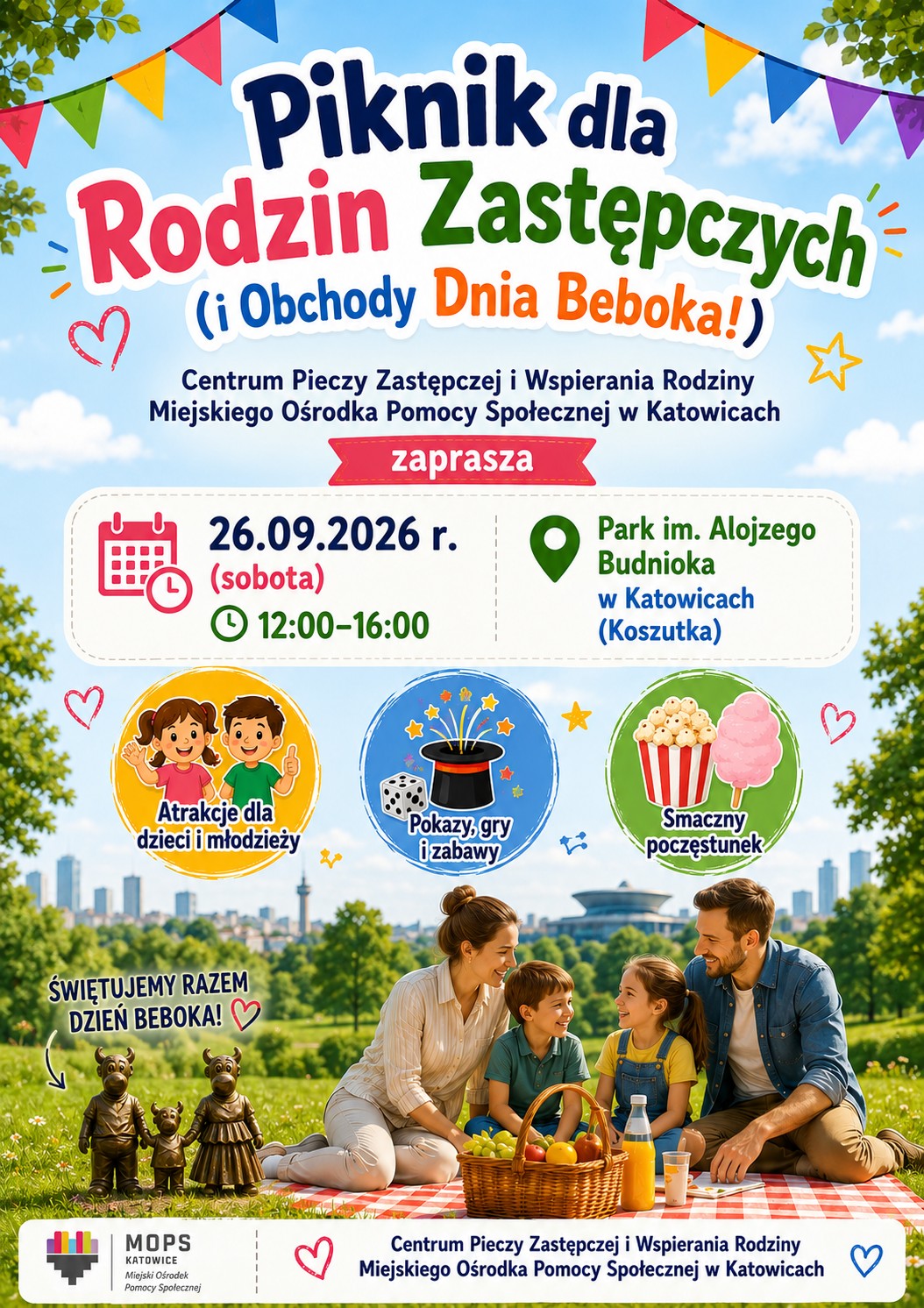 Zaproszenie na piknik rodzin zastępczych